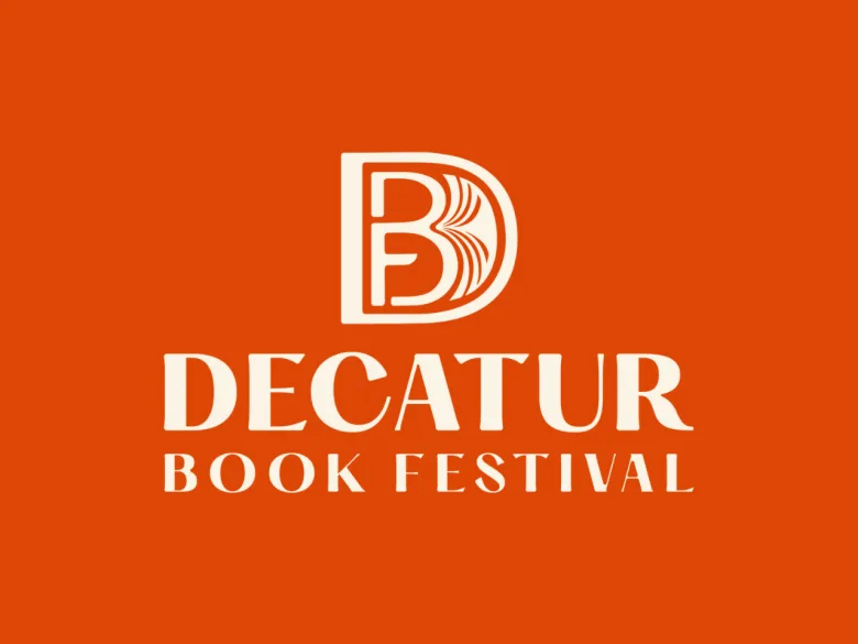 Decatur-Book-Festival-Logo-Orange-Background