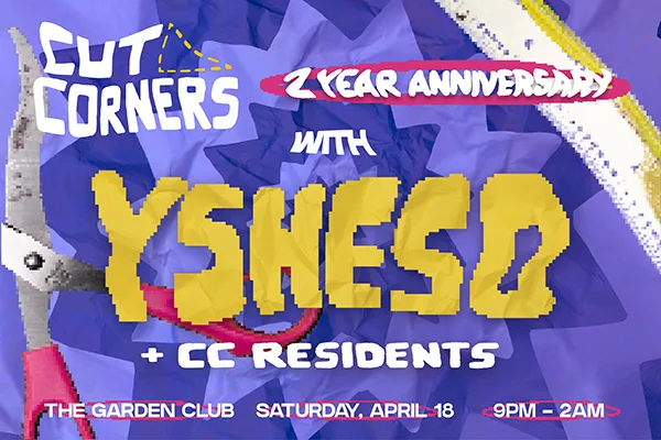 CutCorners_YSHESO_GardenClub_Ticketing